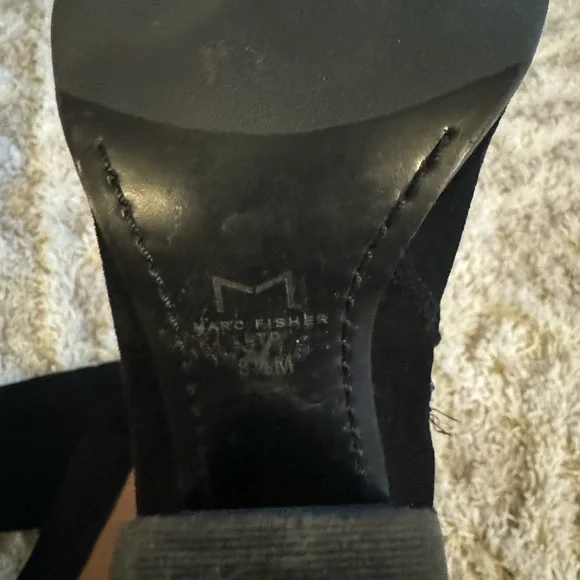 Marc Fisher black Suede over the knee boots - Picture 3 of 5